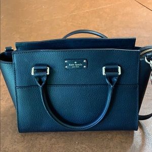 kate spade medium satchel leather crossbody purse